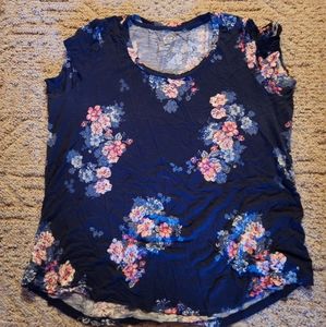 Floral Maurices Top